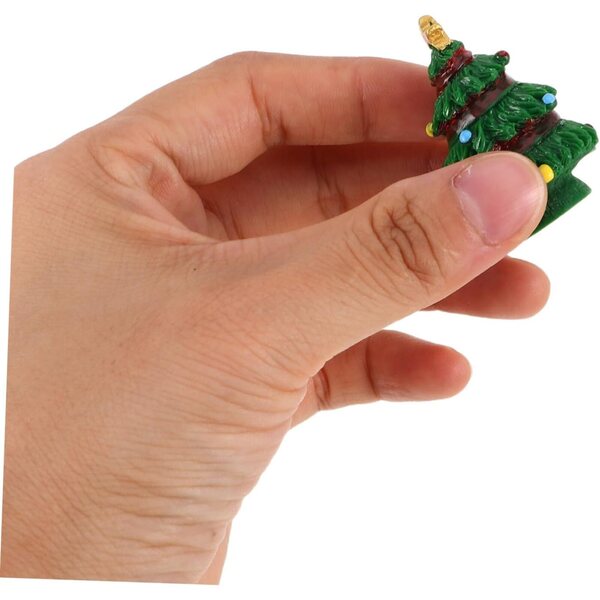 Miniature Natale per casa delle bambole: Albero, Zucchero e Mobili Decorativi in Resina