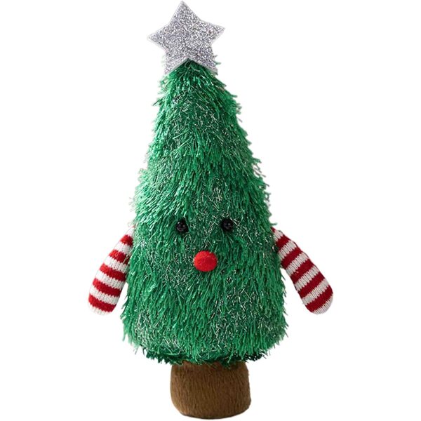 Mini Albero di Natale da Tavolo Decorazione Festiva per Casa, Ufficio e Hotel