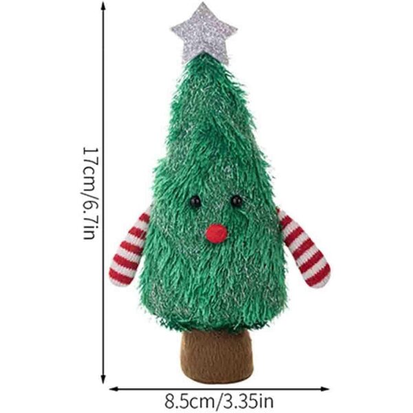 Mini Albero di Natale da Tavolo Decorazione Festiva per Casa, Ufficio e Hotel