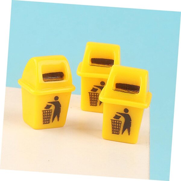 STOBAZA Set 12 Mini bidoni in Plastica Resistenti per casa delle bambole e Decorazioni