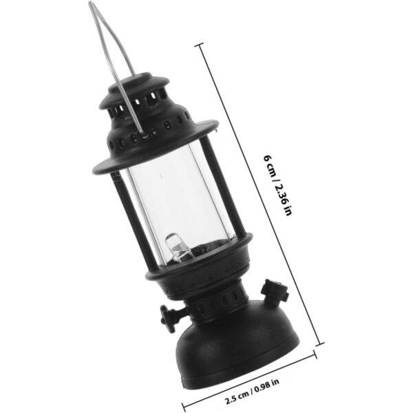 STOBAZA 2 Miniature Lanterne a Petrolio Vintage per Casa delle Bambole con Luce LED