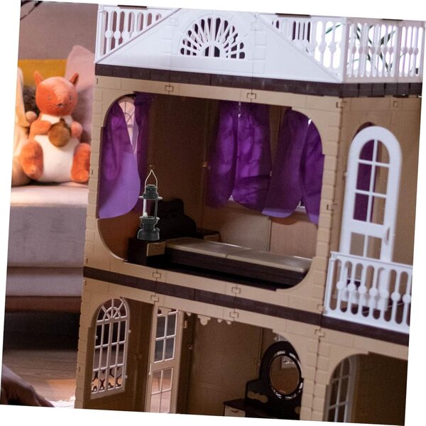 STOBAZA 2 Miniature Lanterne a Petrolio Vintage per Casa delle Bambole con Luce LED