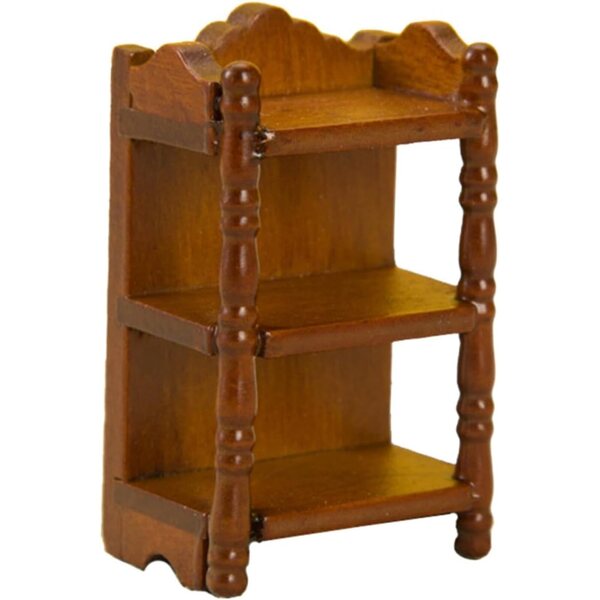 STOBAZA Miniatur Libreria in Legno per Case delle Bambole e Decorazioni Micro Giardini