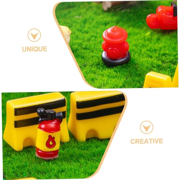 STOBAZA 20 pezzi mini estintori e idranti decorativi per micro paesaggi e case delle bambole