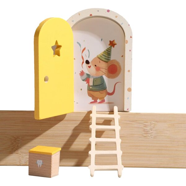 Feentür aus Holz für die Wand – Zauberhafte Dekoration für Zuhause, Party und Schule