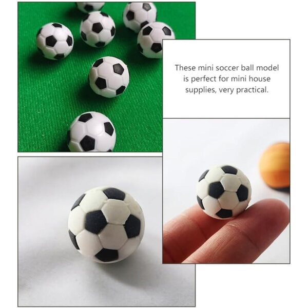 Mini Calcioballe per Case delle Bambole Didiseaon, 12 Pezzi, Mini Sport in Gomma