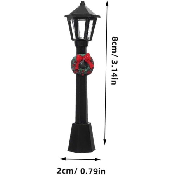 STOBAZA 20 Mini Street Lampade LED per Miniatura e Diorami Modellismo