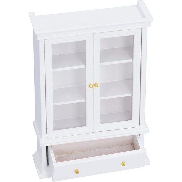 Armadio in Miniatura 1:12 in Legno Betulla per Casa delle Bambole 15x10x3,8 cm