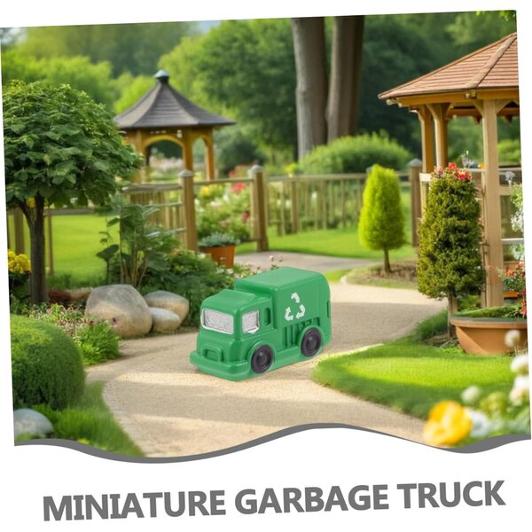 STOBAZA Miniatures 10 Stück Mini-Müllwagen-Modelle für Dekorationen