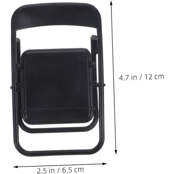 STOBAZA 25 Mini Sedie Pieghevoli Smartphone Stand Supporto Compatibile e Leggero