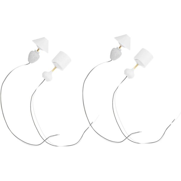 ibasenice 4 Mini Lampade LED per casa delle bambole con Design Realistico e Multicolore