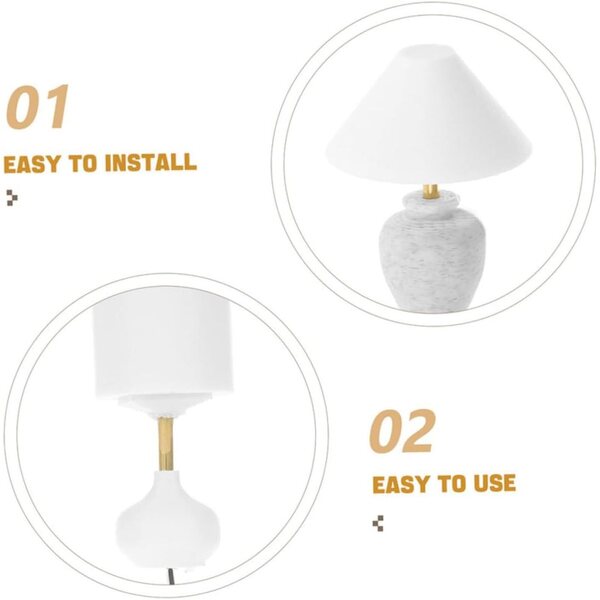 ibasenice 4 Mini Lampade LED per casa delle bambole con Design Realistico e Multicolore