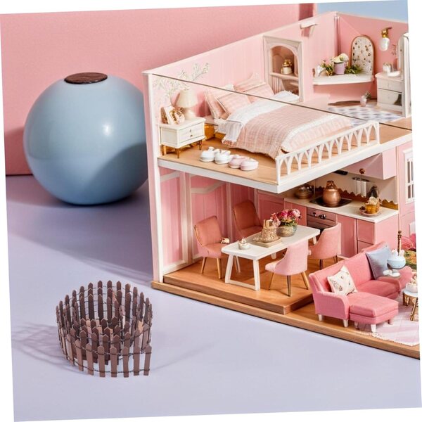 ibasnice Miniatura Fienile in Legno 3 Pezzi per Giardini e Case delle Bambole