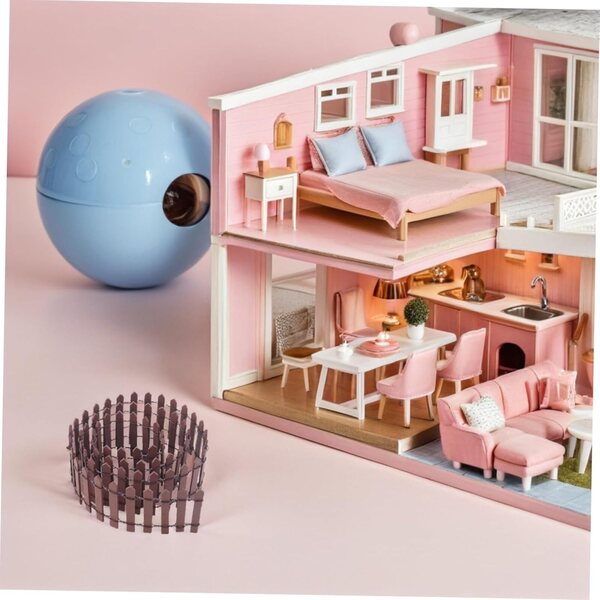 ibasnice Miniatura Fienile in Legno 3 Pezzi per Giardini e Case delle Bambole