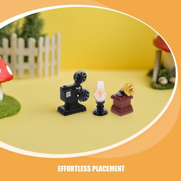 STOBAZA Set 30 Miniature Elettrodomestici Vintage in Resina per Decorazioni Casa
