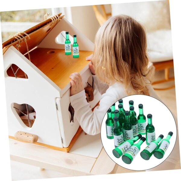 STOBAZA 75 mini bottiglie in stile coreano per la decorazione della casa in miniatura e progetti artigianali fai-da-te