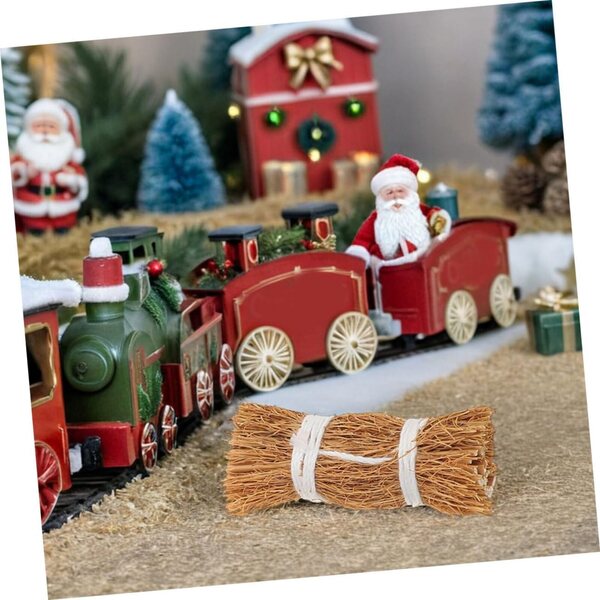 12 balle di fieno in miniatura per casa delle bambole e artigianato - Decorazione realistica in mini pagliaio