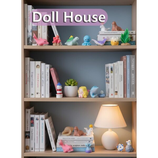 Mini Animali in Resina per Casa delle Bambole - Decorazione Realistica SpringSmart