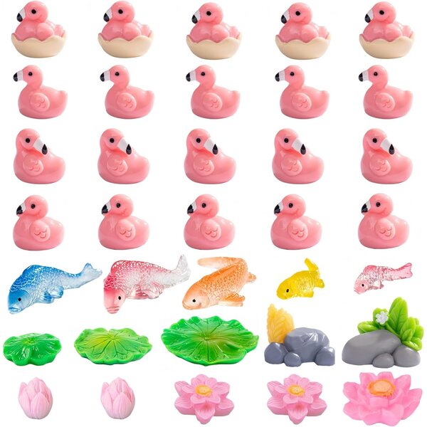 Mini animali in resina per decorazioni casette delle bambole, decorativi e realistici