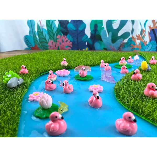 Mini animali in resina per decorazioni casette delle bambole, decorativi e realistici
