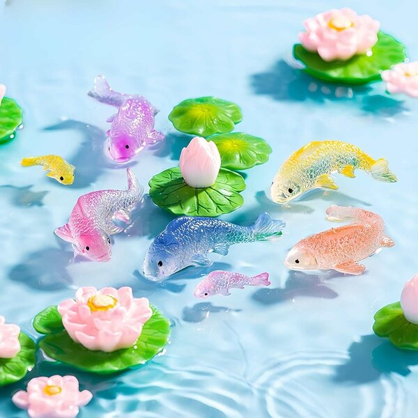 Mini animali in resina per decorazioni casette delle bambole, decorativi e realistici