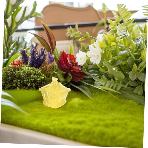 STOBAZA 20 Miniature Carrozze Luminescenti in Resina per Decorazioni Giardino e Terrari