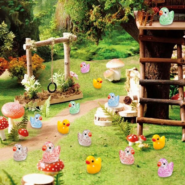 150 Mini Animali in Resina per Decorazioni Micro Giardini e Case delle Bambole