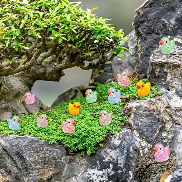 150 Mini Animali in Resina per Decorazioni Micro Giardini e Case delle Bambole