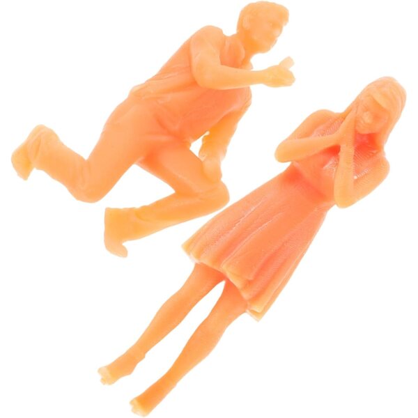 Miniaturfiguren Paar-Heiratsantrag für Puppenhaus 1:64 aus Kunstharz