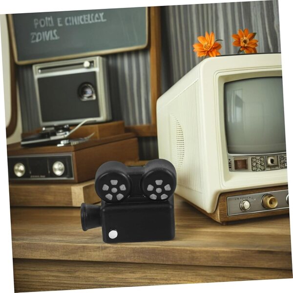 Mini Proiettore Vintage in Resina per Scrivania, Decorazione e Film in Miniatura