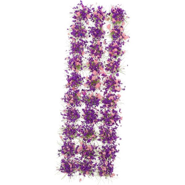 Ibasenice Bouquet di Fiori Artificiali Viola per Miniature e Modelli di Paesaggio