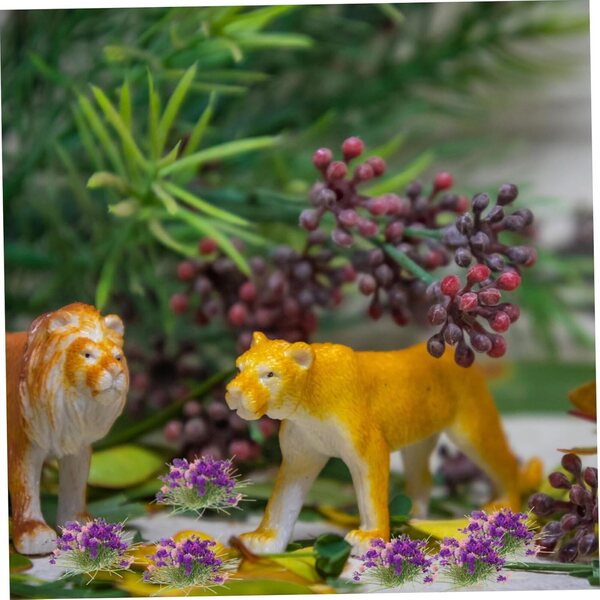 Ibasenice Bouquet di Fiori Artificiali Viola per Miniature e Modelli di Paesaggio