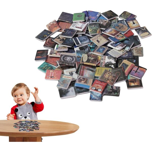 Set 200 Miniature Libri per Case delle Bambole in Schiuma, Decorazioni Realistiche