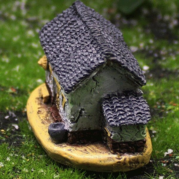 Ornamenti Casa in Resina Mini Bonsai 2 Pezzi, Decorazioni Rustiche per Interni ed Esterni