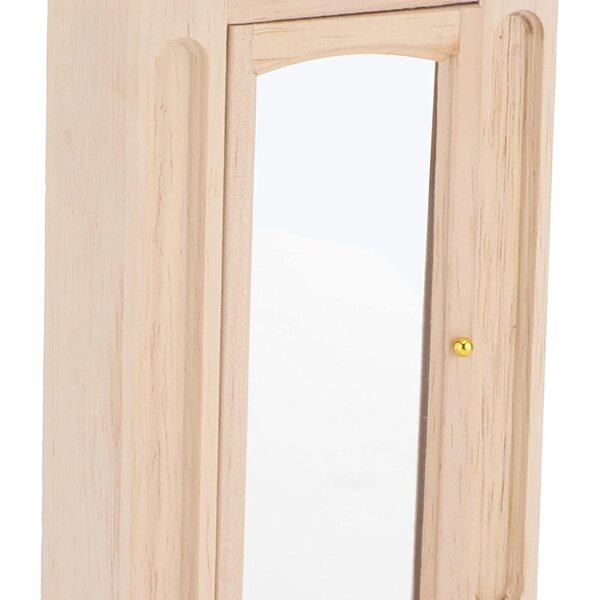 Armadio in Legno 1:12 per Casa delle Bambole - Mobile Dettagliato e Funzionale