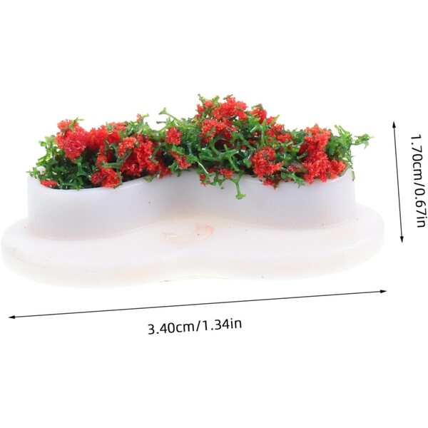 Set 10 Miniature Panche da Giardino per Diorami e Giardini in Miniatura