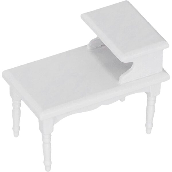 Tnfeeon Tavolino in Legno di Betulla per Casa delle Bambole 1:12 Miniatura Elegante