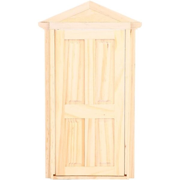 Porta in Legno Miniatura 1:12 per Casa delle Bambole - Personalizzabile e Realistica