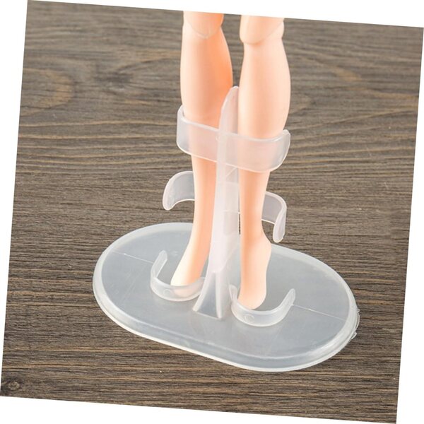 Set 30 Supporti per Bambole in Plastica Robusta, Regolabili, Supporto Stabile per Action Figures e Collezioni