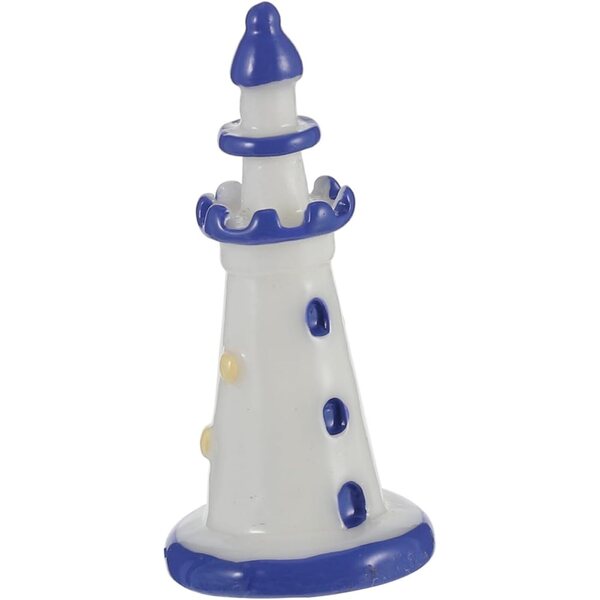 20 Stück Mini-Leuchttürme aus Kunstharz für Miniaturgärten, Aquarien und Heimdekorationen