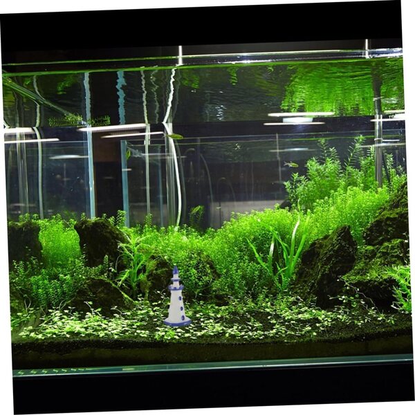 20 Stück Mini-Leuchttürme aus Kunstharz für Miniaturgärten, Aquarien und Heimdekorationen