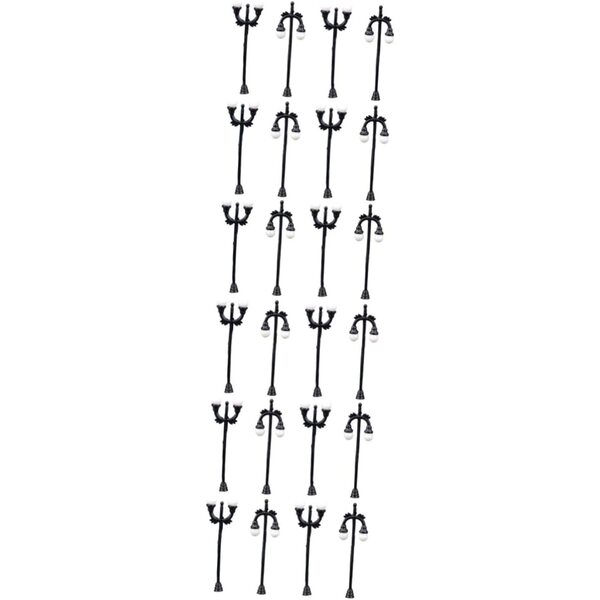 Set 24 Mini Stradali Laterne per Modellismo e Micro Paesaggi di STOBAZA