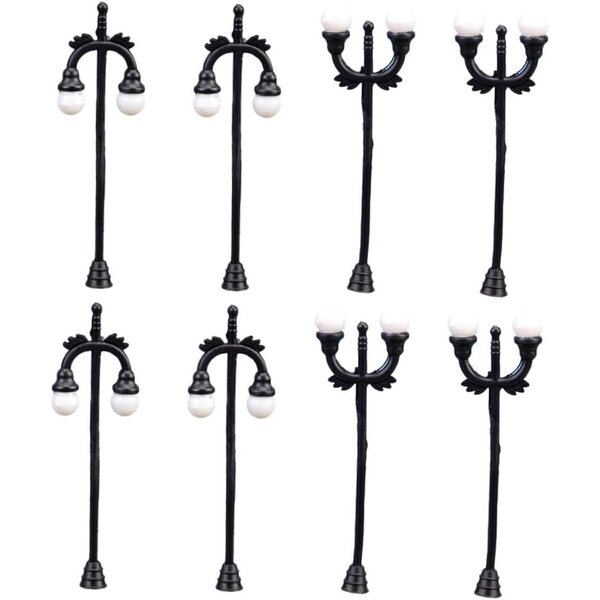 Set 24 Mini Stradali Laterne per Modellismo e Micro Paesaggi di STOBAZA