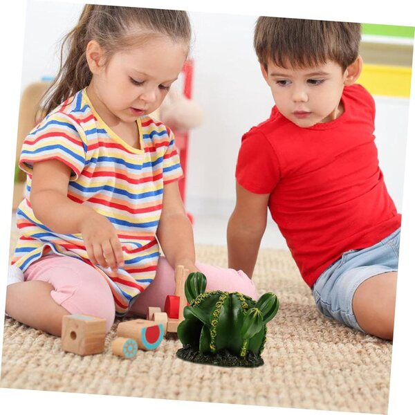 STOBAZA Miniatur-Kaktus-Baumhaus, kreative Dekoration für Miniwelten und Kinderspiele
