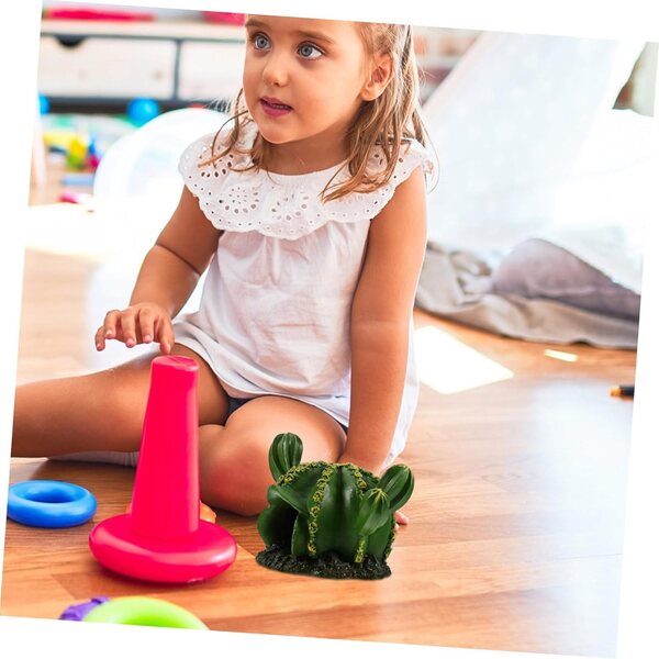 STOBAZA Miniatur-Kaktus-Baumhaus, kreative Dekoration für Miniwelten und Kinderspiele