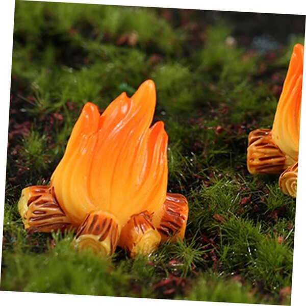 STOBAZA Miniature Lagerfeuer 150 pezzi in resina per decorazioni micro paesaggi