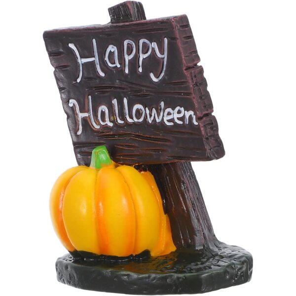 STOBAZA Set mit 5 Halloween-Miniaturen aus Kunstharz für Tisch- und Gartendekorationen