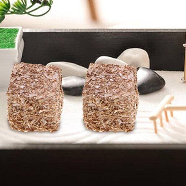 Mini Heuballen Set 4 pezzi per decorazioni rustiche e pupazzi, realismo e charme