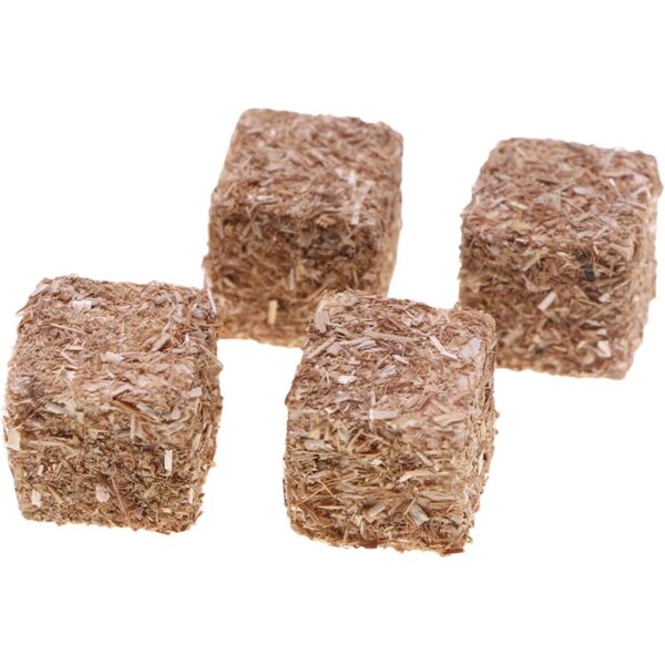 Mini Heuballen Set 4 pezzi per decorazioni rustiche e pupazzi, realismo e charme
