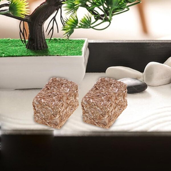 Mini balle di fieno per case delle bambole e decorazioni da giardino - set di 4 balle di paglia